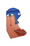 Toptan Picasso Mask 40 cm  Renkli